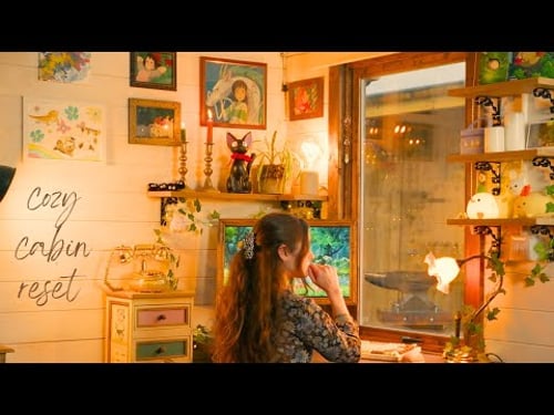 Cozy Cabin Reset | Gentle Decorating, Cleaning & Slow Winter Day