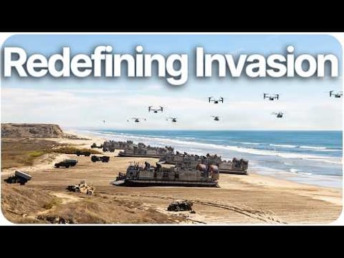 How do US Marines actually storm beaches today?