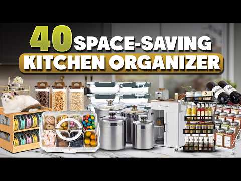 40 Unique Space Saving Kitchen Organizers on Amazon (2026 Must-Haves!)