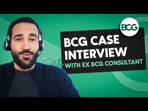BCG mock Case Interview (Revenue Business Case) with ex-BCG consultant