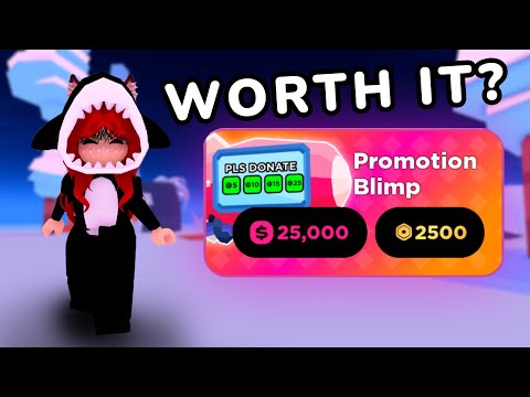 I bought my FIRST promotion blimp in PLS DONATE💸...