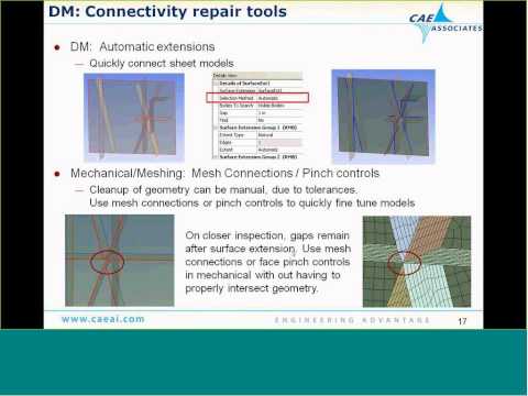 Combined Meshing in ANSYS Workbench | CAE Associates | ANSYS e-Learning