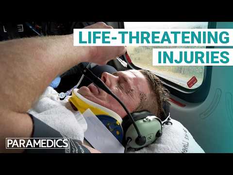 Man Burned in BBQ Explosion Has 90% Burns | Paramedics