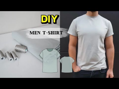 sew a men T-shirt | Valentine's Day gift idea for men | “Steve” t-shirt sewing tutorial