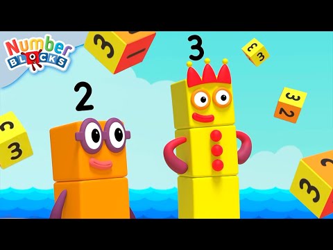 May Day Patterns with Numberblock Three ๐ป | Counting for Kids | @Numberblocks