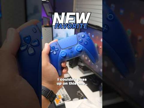 Couldn’t pass on this one🔥🔵 #ps5 #ps5controller #dualsense #iconblue #gaming