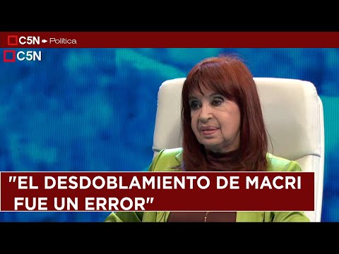 "EL DESDOBLAMIENTO DE MACRI FUE UN ERROR", CRISTINA KIRCHNER en MINUTO UNO