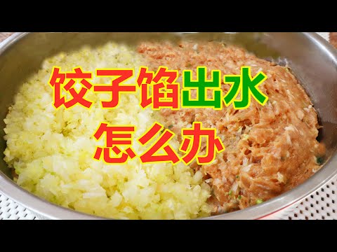 餃子餡老出水怎麼辦?30年的經驗教給你,餃子餡怎麼包都不出水,讓你過年吃上鮮香多汁的餃子 How to make perfact Dumplings Fillings ▏佳寶媽美食