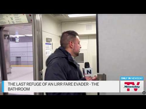 NewsdayTV: In 'loo' of paying: LIRR fare evaders in the toilet