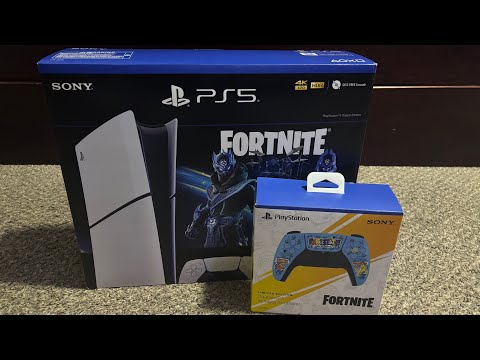 PS5 Slim Fortnite Bundle & Controller Unboxing + FN Festival Adam’s Song Drums FC (Handcam Showcase)