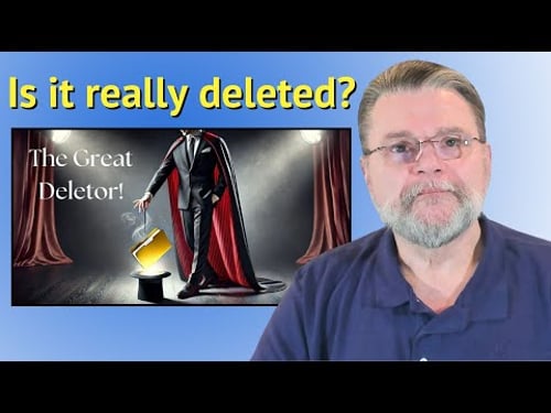 Where Do Deleted Files Go?