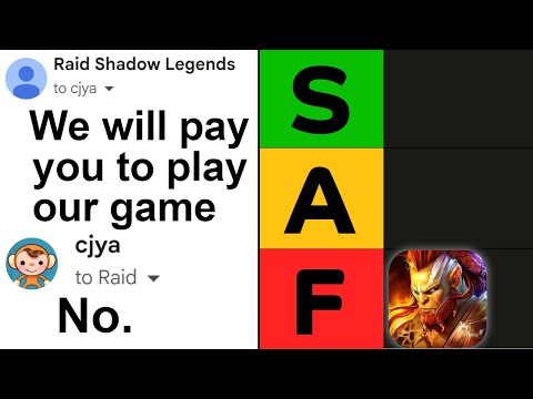 I ranked games that tried to sponsor me (for free)