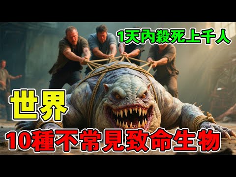 10種不常見的致命生物,1天內殺死上千人,個個都是「扮豬吃虎」【黑土日記】