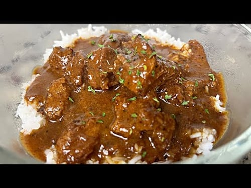 Beef Tips and Rice | Delicious Beef Tips & Gravy
