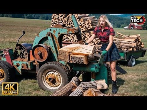 30 Fastest Automatic Firewood Processing Machine| Homemade Modern Wood Cutting Chainsaw Machines #24