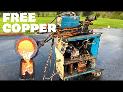 111KG Three Phase Free Copper Bars - Huge Bulk Haul - ASMR Metal Melting - BigStackD Casting