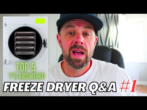 Top 5 Freeze Drying Questions for Beginners | Start Freeze Drying with Confidence! Q&A #1