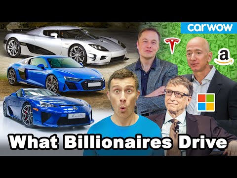 The cars Musk, Bezos, Gates & other 20 richest people drive!