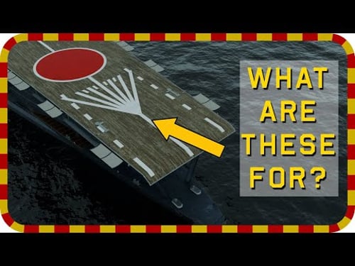 What Was the Purpose of the Arrow Deck Markings on Pacific War Era Japanese Aircraft Carriers?