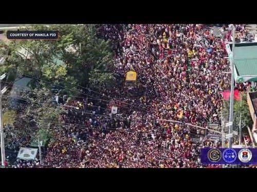Traslacion 2026 procession reaches Ayala Boulevard