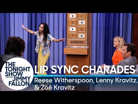 Lip Sync Charades with Reese Witherspoon, Lenny Kravitz and Zoë Kravitz
