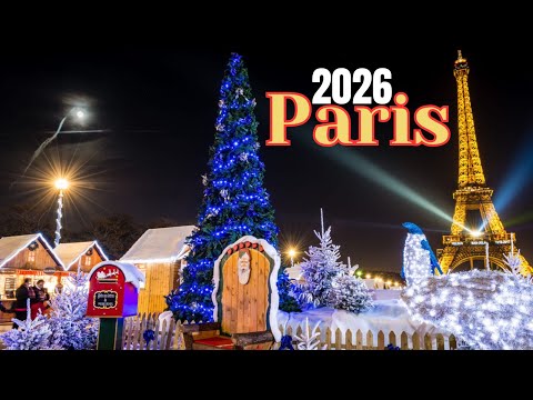 Paris, France 🇫🇷 – 7 December 2025 🌟 | Christmas Lights 2025 Full Tour | 4K HDR Paris Walk