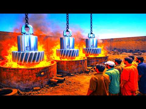 Amazing Way Pakistani Mechanics Make High Precision Shafts from Scrap Metal @hydraulichands