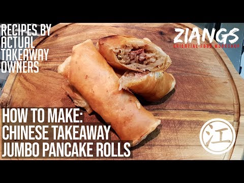 Jumbo Pancake Rolls REAL Chinese Takeaway recipe