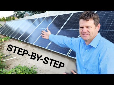 DIY Solar Power with Home Battery Backup - Full DIY Solar Install