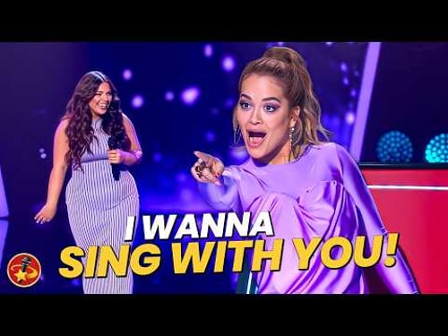 Wow! Blind Auditions Turn Into SPONTANEOUS Duets with The Coaches