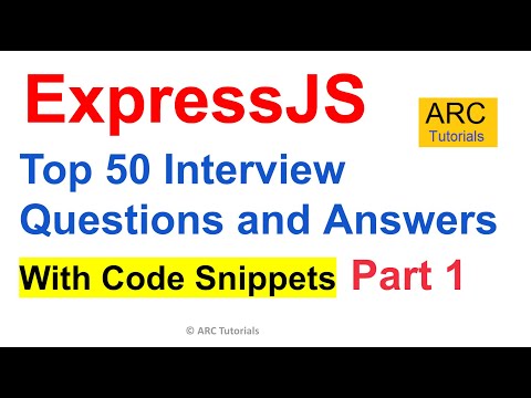 Express JS Interview Questions | Top 50 Interview Questions with Answers