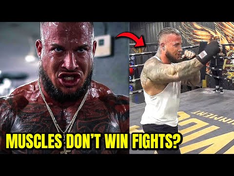 Street Gangster Bodybuilder Is Scary But Can't Throw A Punch
