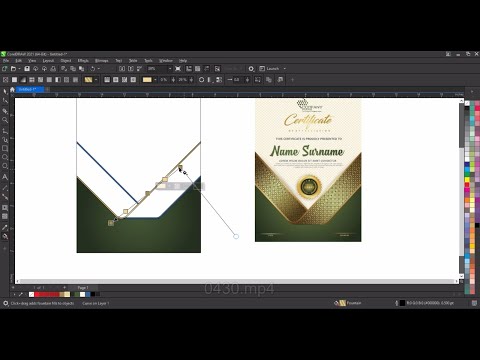 Most Creative Certificate Template Design Tutorial - Tips ,Tricks for Beginners & Experts -Coreldraw