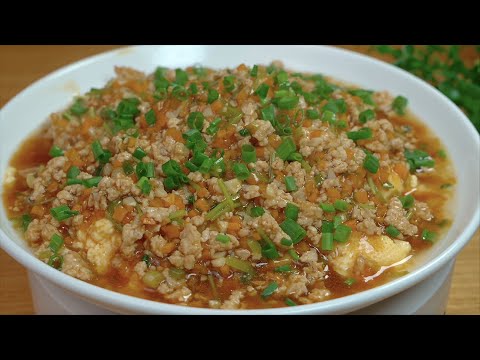 雞蛋倒入開水中,瞬間就要變成一道快要失傳的名菜,一口一口太香了#家常菜 #天天相見廚房 #鸡蛋