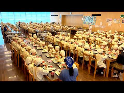 Inside Japan's MOST Impressive Elementary School Lunch