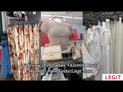 February 2026 Ladies' FASHION Haul: My Must-Have Finds!|Legit store
