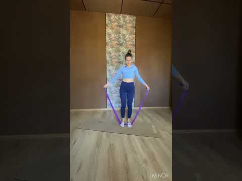 Тренировка Здоровая спина с резиновой лентой.