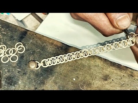 Making Silver Jewellery Chain Bracelet Design. Silver Making Jewellery. AR Jewellery।