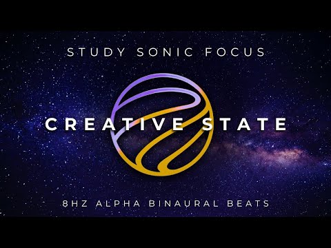 Creative State - 8Hz Alpha Brainwaves - Binaural Beats for Creative Flow and Calm Focus