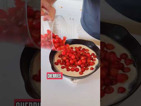 The easiest (and laziest?) cherry cobbler recipe!