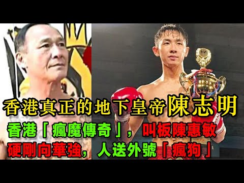 香港真正的地下皇帝:陳志明,香港「瘋魔傳奇」,人送外號「瘋狗」,叫板陳惠敏,硬剛向華強,將新義安、香港電影圈攪得天翻地覆。