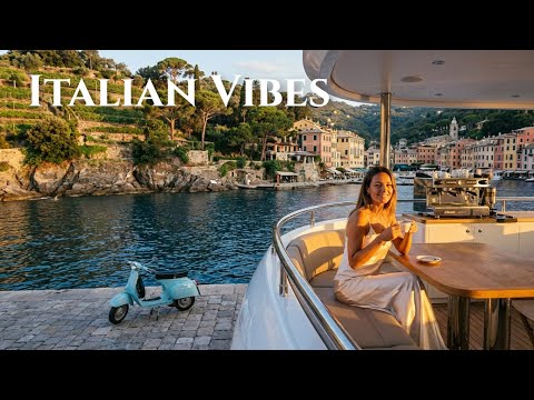 Mediterranean Chill Vibes 🌊 Soft Italian Instrumental Music & Coastal Ambience