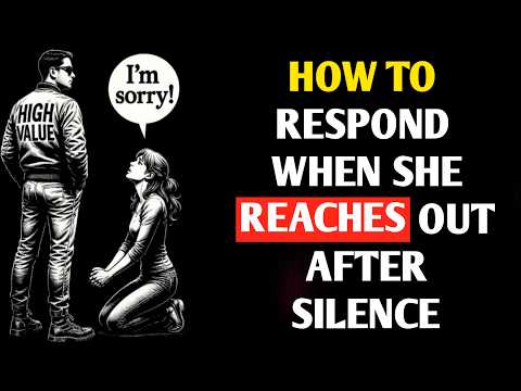 She Finally Texted After Silence — Say THIS to Take Back Control Stoicism