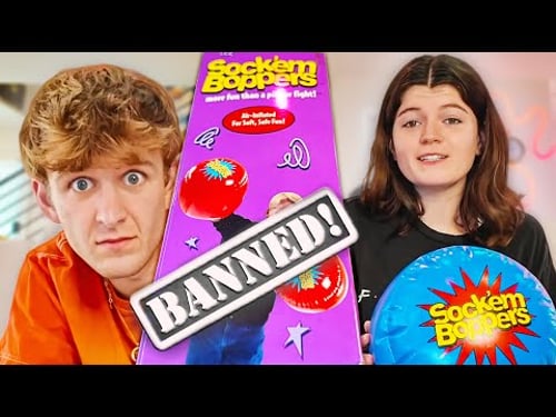 playing with BANNED kids toys🤯