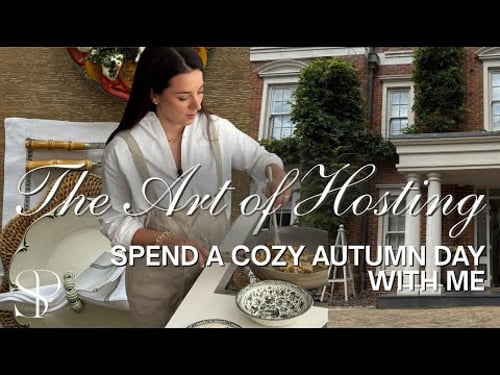 A COZY AUTUMN DAY WITH SOPHIE PATERSON | ENGLISH COUNTRYSIDE LIVING, CHATS & COOKING | AD
