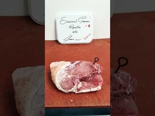 Seasonal Gammon preparation with Franco