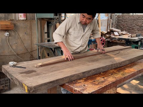 Luxury Furniture: Turning a Hard Driftwood Slab into a Unique, High-Value Desk