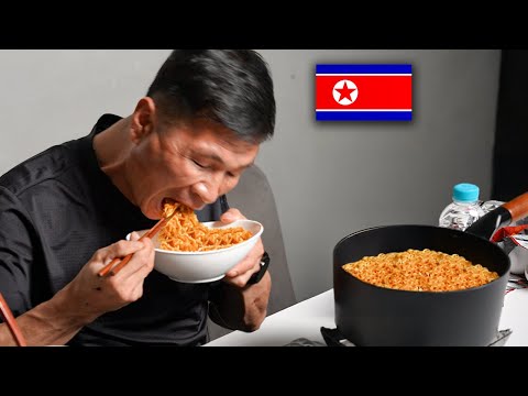 North Korean tries Korean Ramyun for the First Time