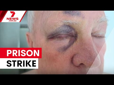 Prison guards strike over lenient assault sentence | 7NEWS