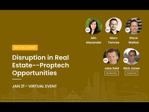 Disruption in Real Estate--Proptech Opportunities
